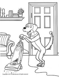 ollie-vacuuming